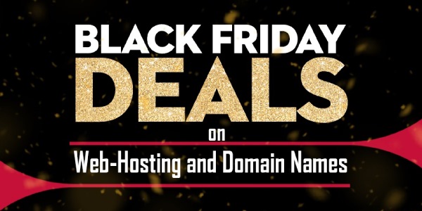 Black Friday: deals for web hosting and domain registration